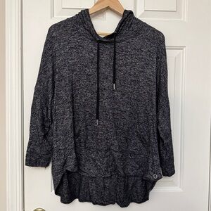 Calvin Klein Performance Stretch Charcoal Hoodie Sweatshirt